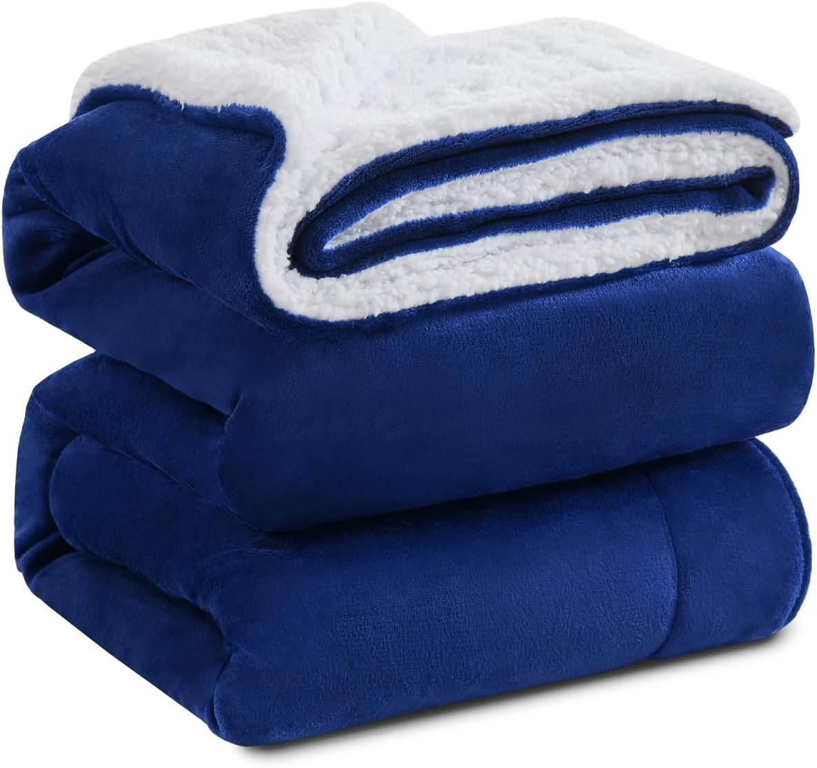 KAWAHOME Sherpa Fleece Queen Size Blanket for Bed, Extra Warm Heavy Thick