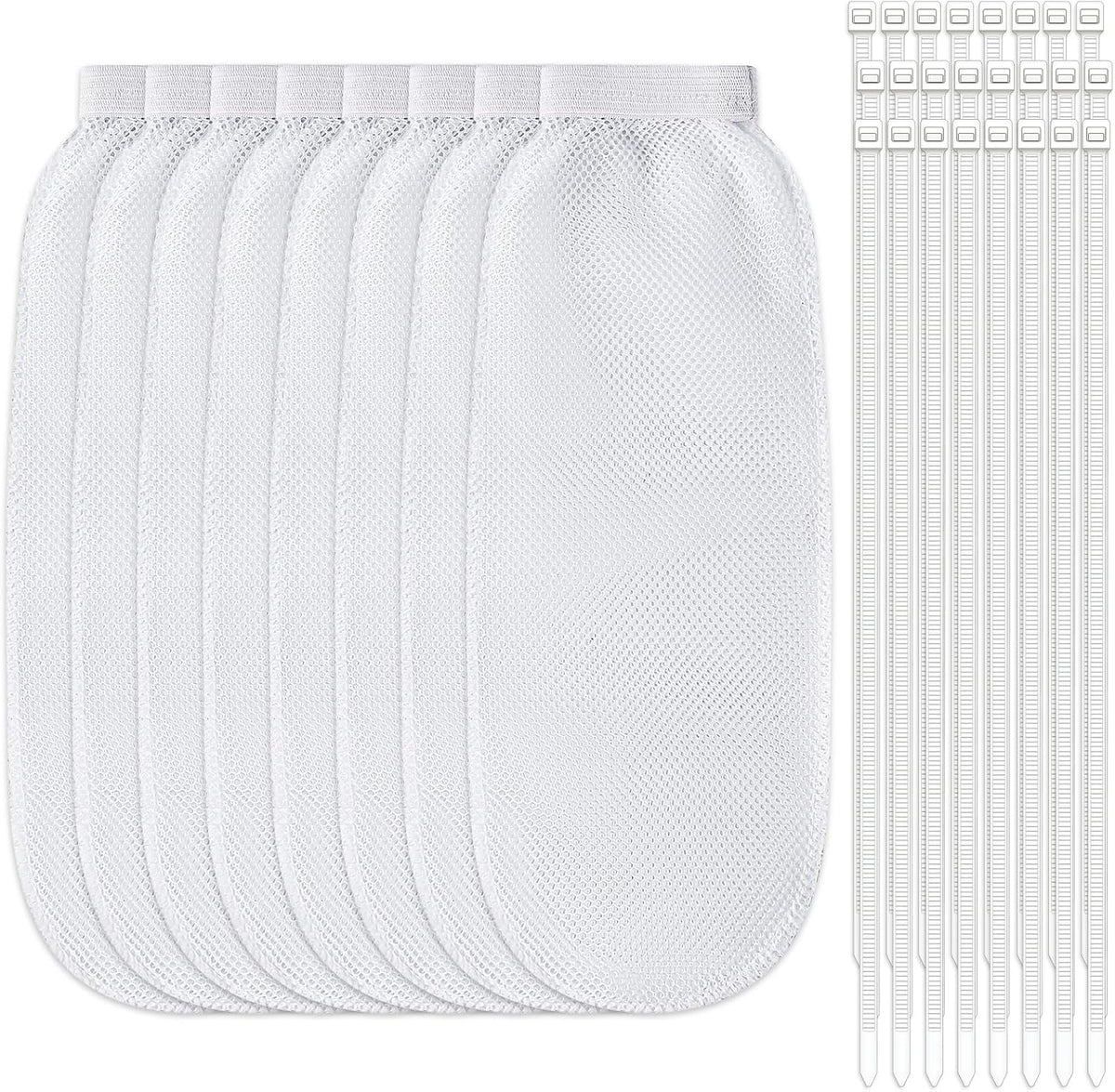 32 Pcs Washing Machine Lint Trap, Nylon Mesh Filter for Drain Hose