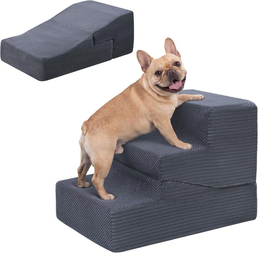 Dog Ramp for Bed Couch, 15.3" H Dog Stairs for Small Dogs