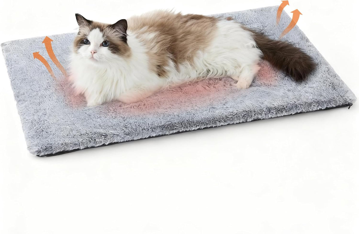 Bedsure Self Warming Cat Bed Mat,Medium Pet Extra Warm Self Heating Cat Pad