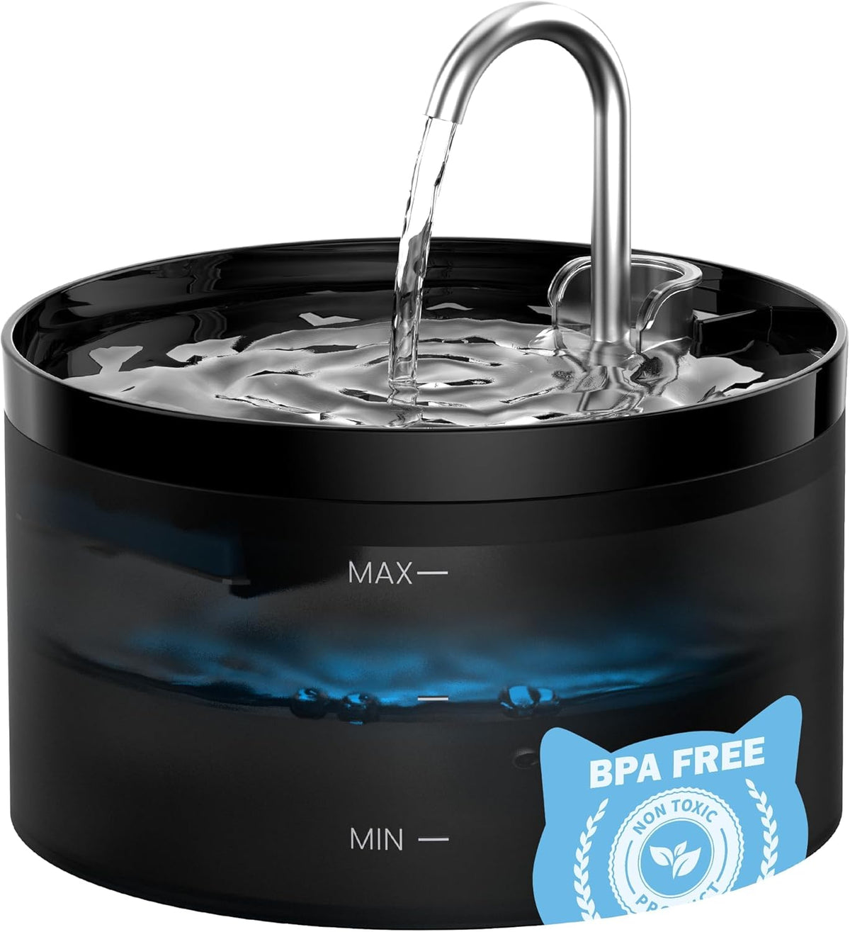 Cat Water Fountain: Dog Bowl Fountains - Automatic Pet Dispenser