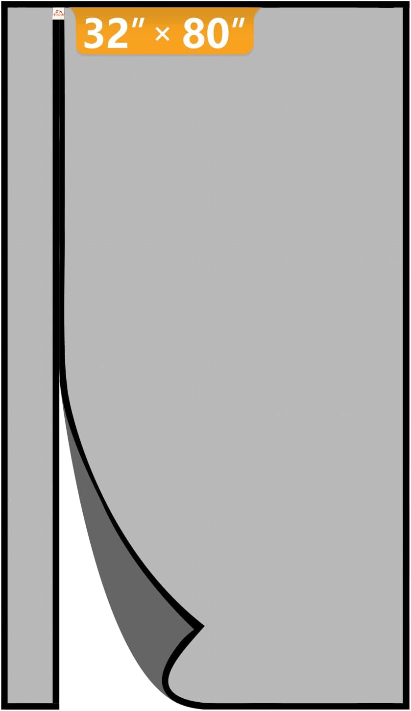Yotache Magnetic Screen Door Fits 32"X80" Doors, Reversible Side Opening