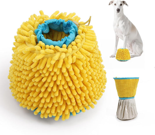 ETIAL 2-In-1 Dog Paw Cleaner & Dryer Cup with Built-In Towel, Portable Pet Foot Cleaning Washer for Mud, Dirt, Sand, and Water, Machine Washable, Foldable Design for Travel (L)