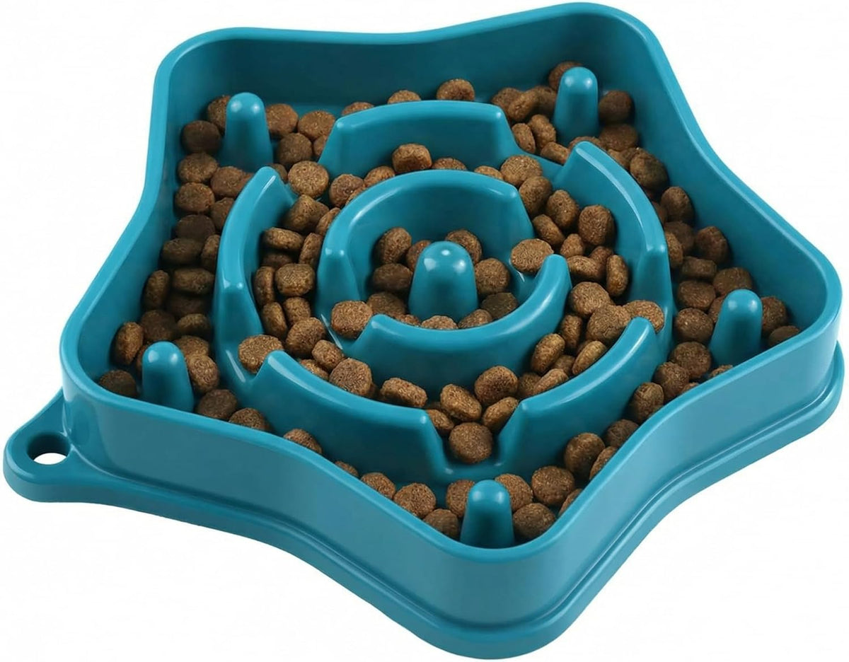 Pet Slow Feeder Bowl for Small Dogs, Puzzle Feeder for Petite Dogs, Anti-Choking, Slow Eating, 350ML Capacity, Bpa-Free, Small Size