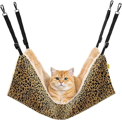 Cat Hammock for Cage Crate, 20"X18", Large for Ferret & Kitten