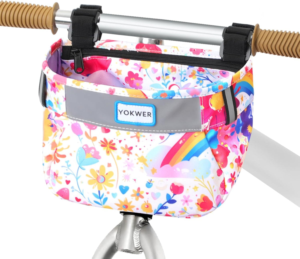 Kids Bike Basket Front Handlebar Bag for Boys Girls, Easy to Install