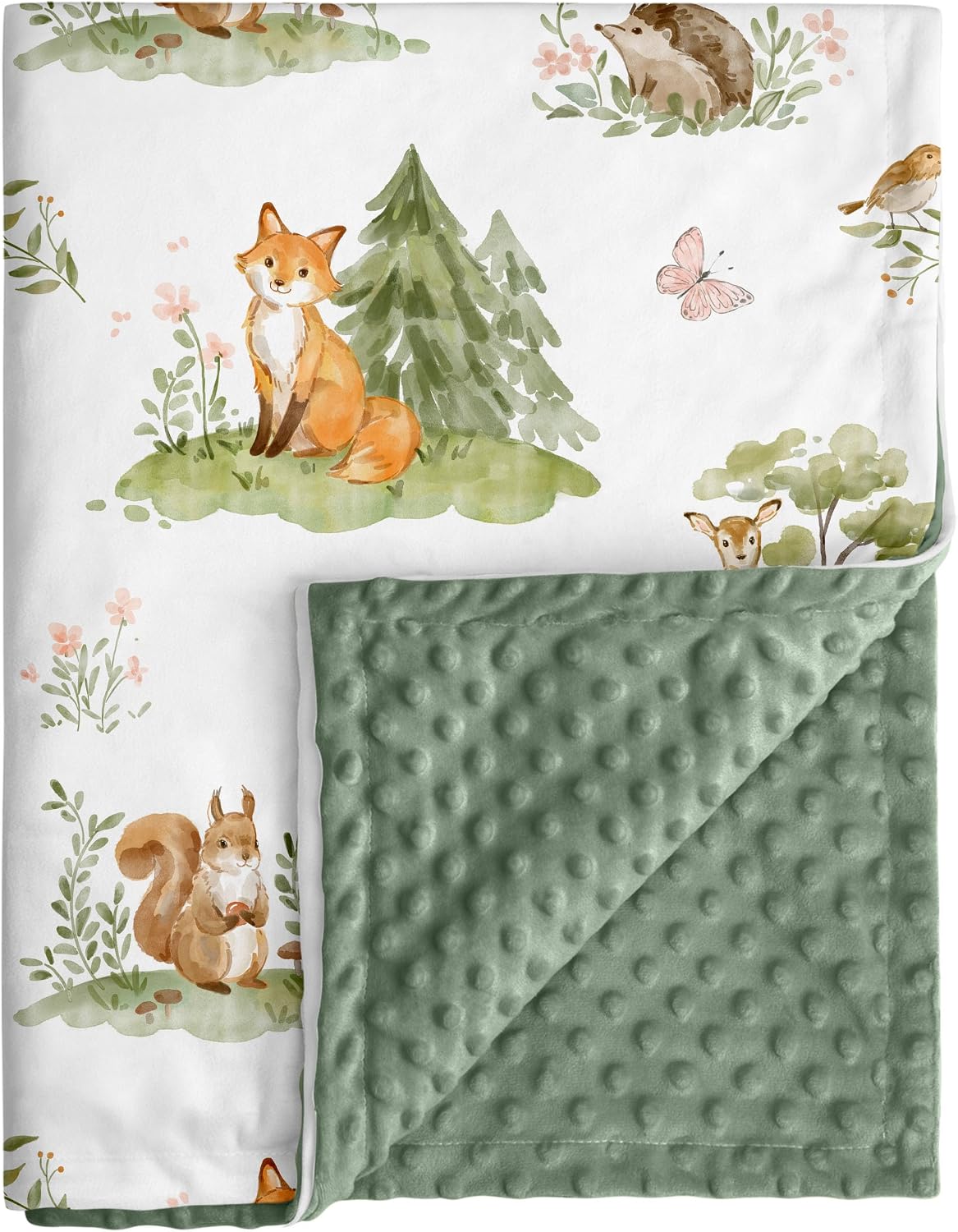 Soft Fleece Baby Blanket Ultra Cozy Baby Blankets for Boys Girls Warm and Lightweight Infant Toddler Newborn Receiving Gift with Reversible Stripes for Crib Stroller, 30X40 Inch, Cream