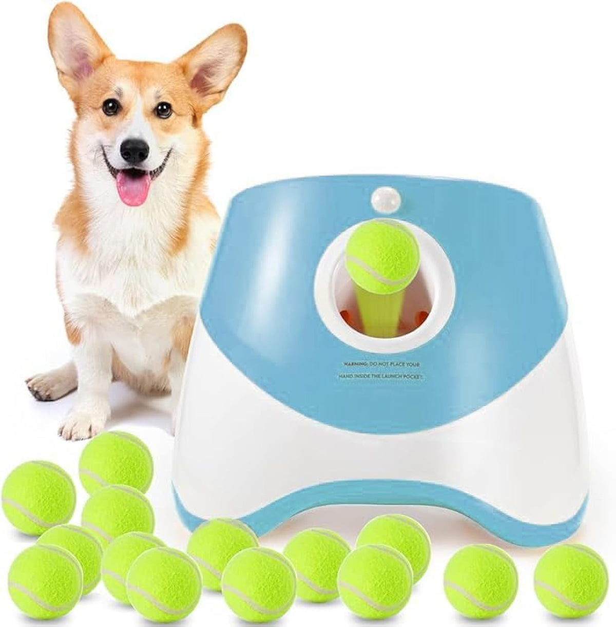 MEKAPLE Mini Tennis Ball 12 Pack for Pet Playing Fecth, 2 Inch Dog Training Tennis Balls for Small Size Dogs, Interactive Dogs Playing Balls Fits 2 Inch Automatic Dog Ball Launcher