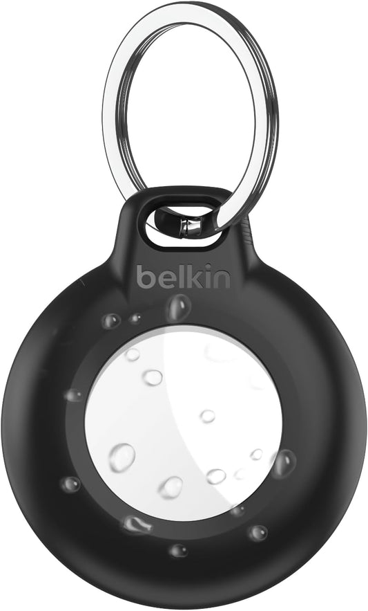Belkin Waterproof Apple Airtag Holder Keychain, IPX8, Key Ring