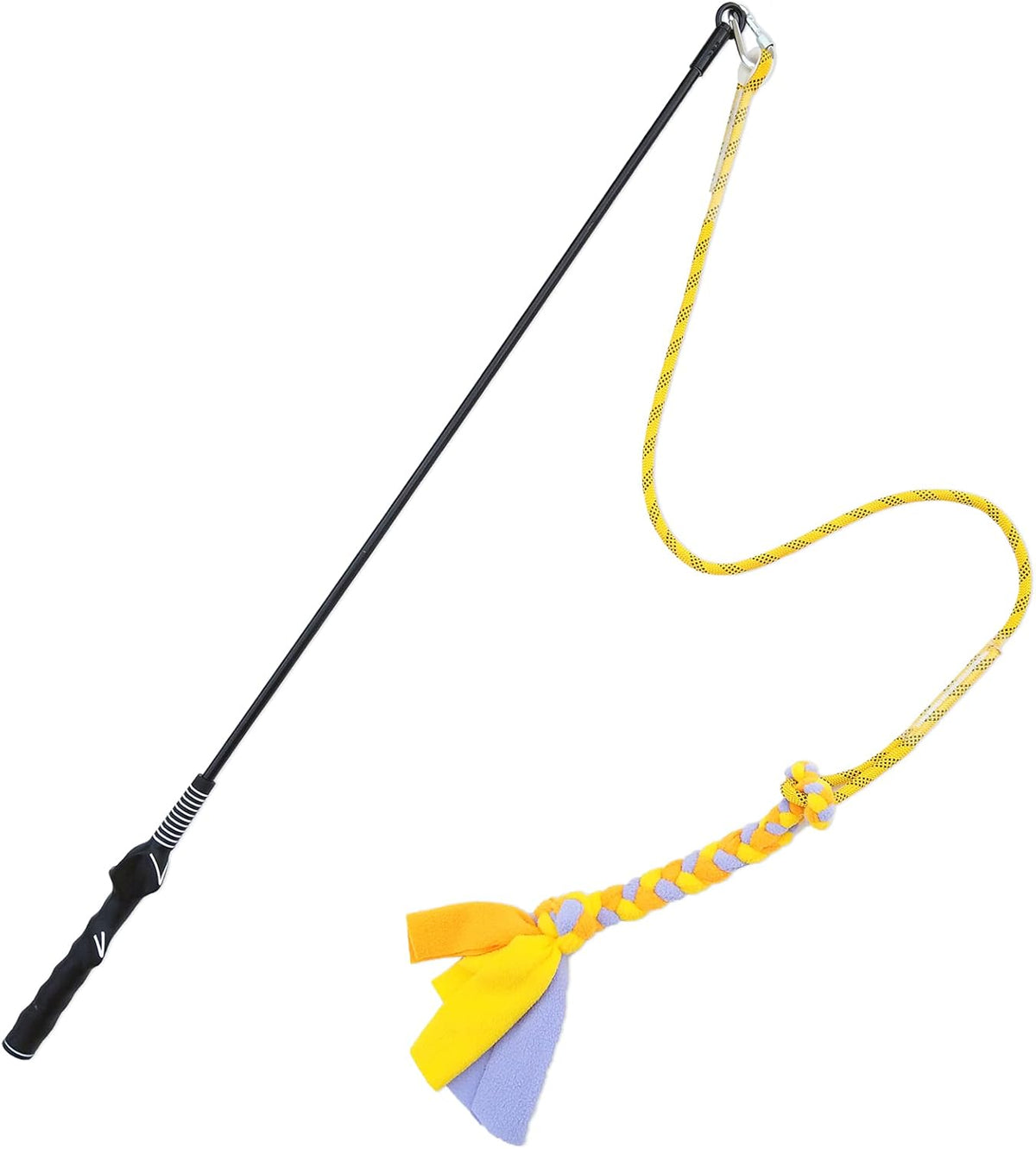 Interactive Flirt Pole Toy for Dogs Outdoor Exercise & Agility Training
