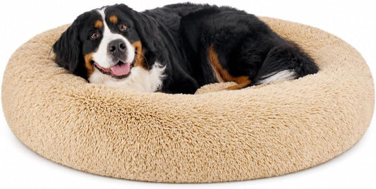 The Dog’S Bed Calming Donut Dog Bed, Machine Washable Removable Zip Cover