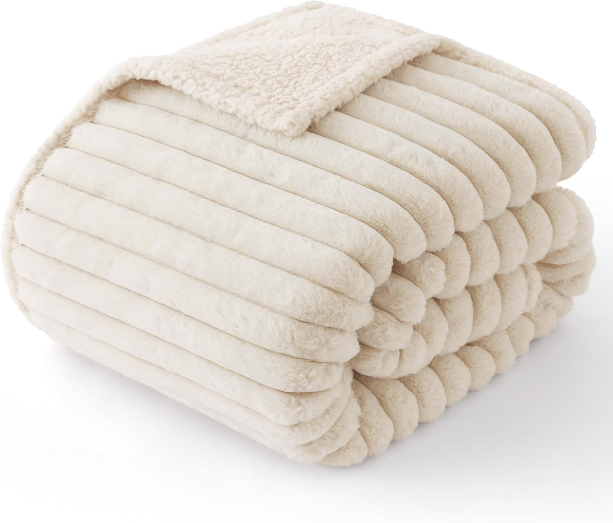 Bedsure Comfyfleece® Waterproof Dog Blankets for Medium Dogs 30"X40" Cream