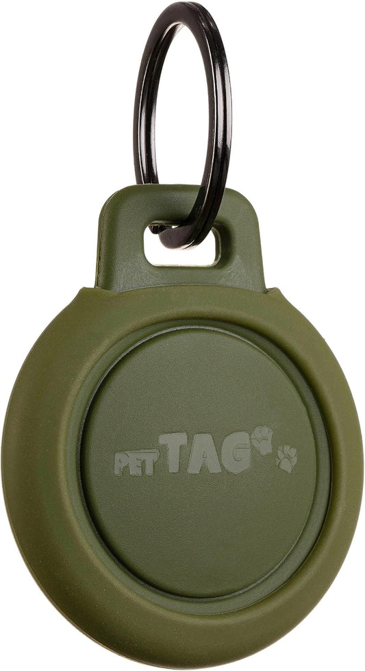 Airtag Holder for Dog Collar - Waterproof Dog Collar Airtag Holder - Key Ring Dog Airtag Holder - Air Tag Dog Collar Pet Holder for Apple Updated Model - Airtag Attachment Dog Collar
