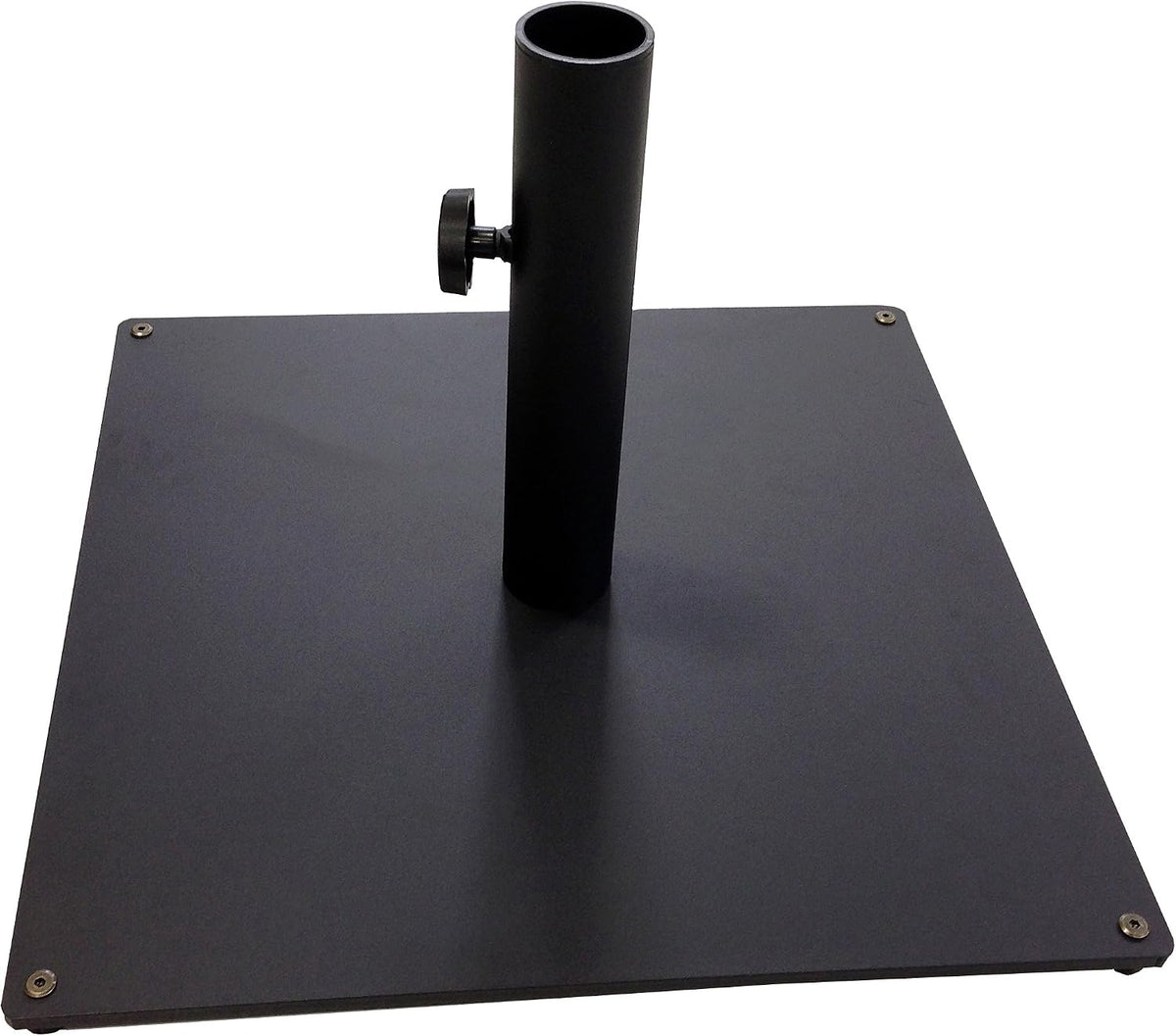 Tropishade Steel Plate Umbrella Base, 36 Lbs, Black